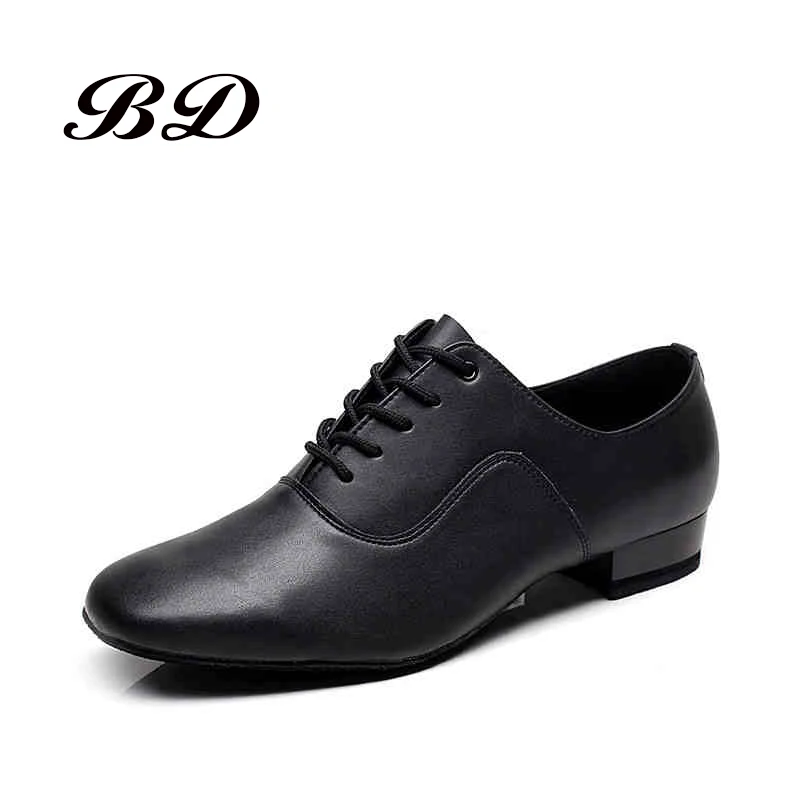 Chaussures de danse latine BD pour hommes, tenue Durable, semelle en cuir véritable, Jazz, sac antidérapant, Oxford 301