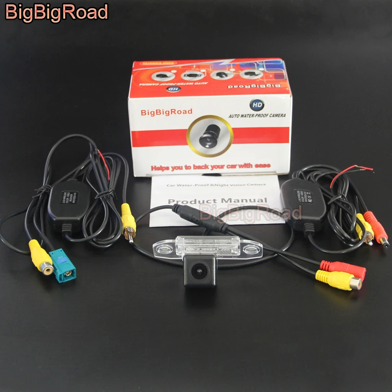 For Volvo V70 V 70 XC70 XC 70 2007~2013 RCA & Original Screen Compatible Car Rear View Camera Sets / CCD Back Up Reverse Camera