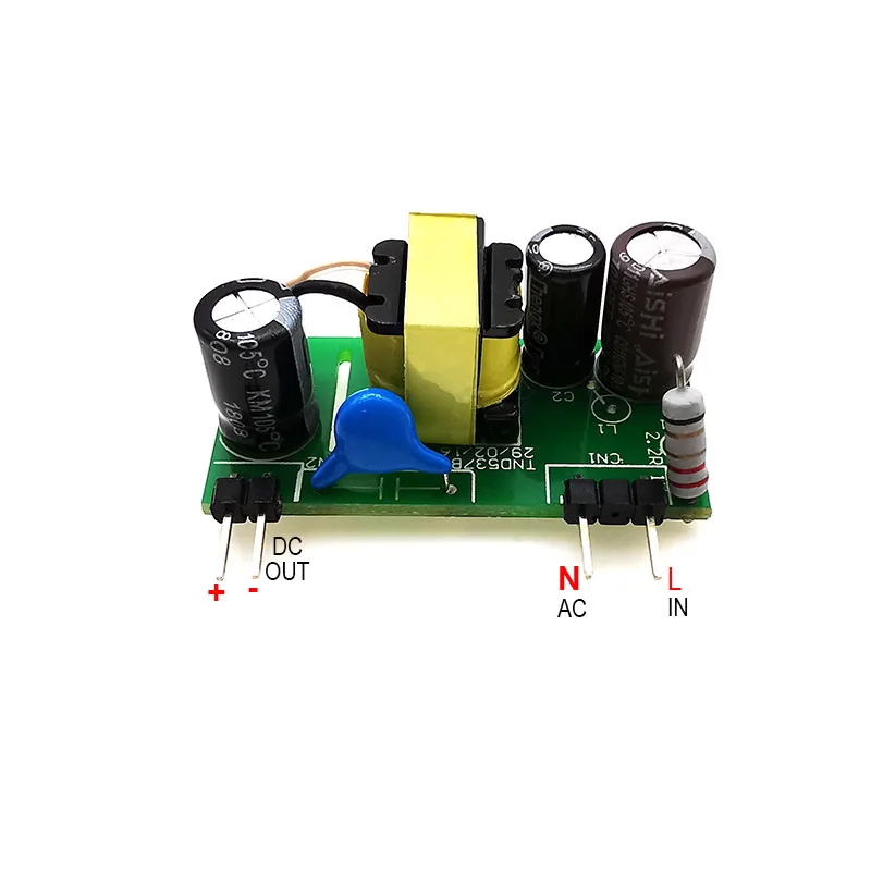 Módulo de fuente de alimentación conmutada para interruptor IoT 86, carcasa de Interruptor táctil con brazo integrado STM32, 5V, 9V, 12V, CA, 85-265V, CC, 5V, 1A, 5W