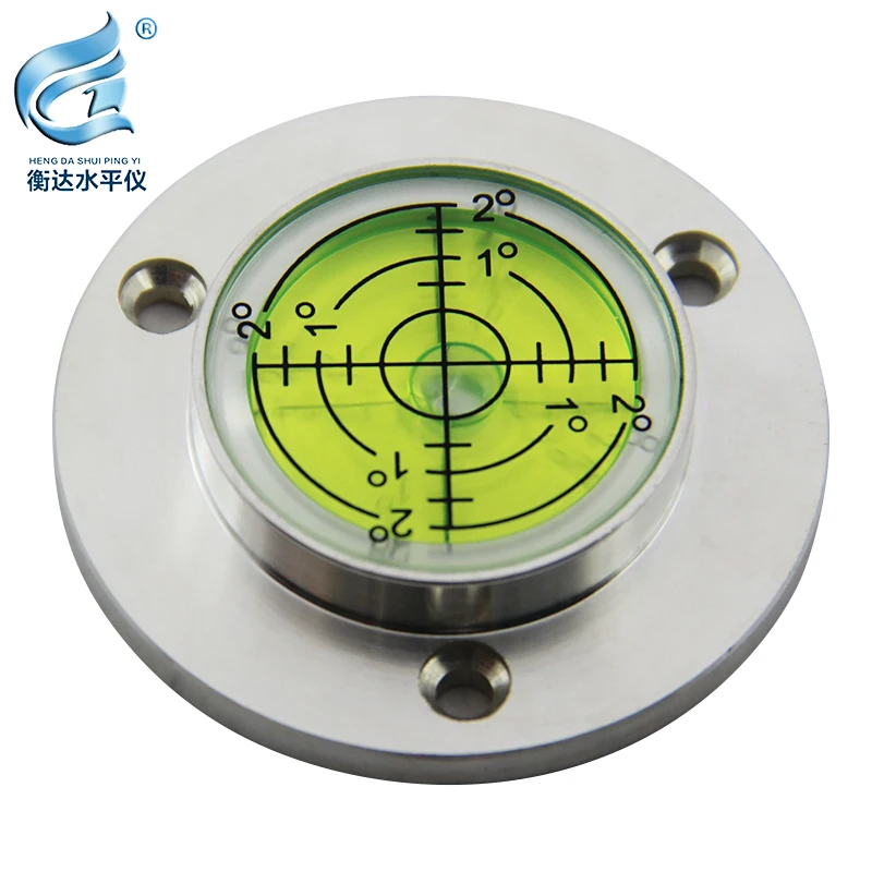 

Metal flange level universal high precision level bull's eye level bubble portable level bubble level bead