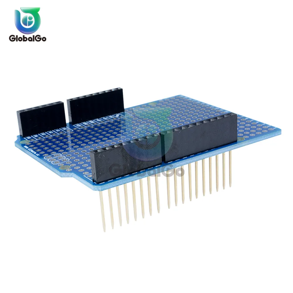 Prototype PCB Board For Arduino R3 ATMEGA328P Shield Board Breadboard FR-4 2.54mm 2mm Pitch 5pin 10Pin Female Connector