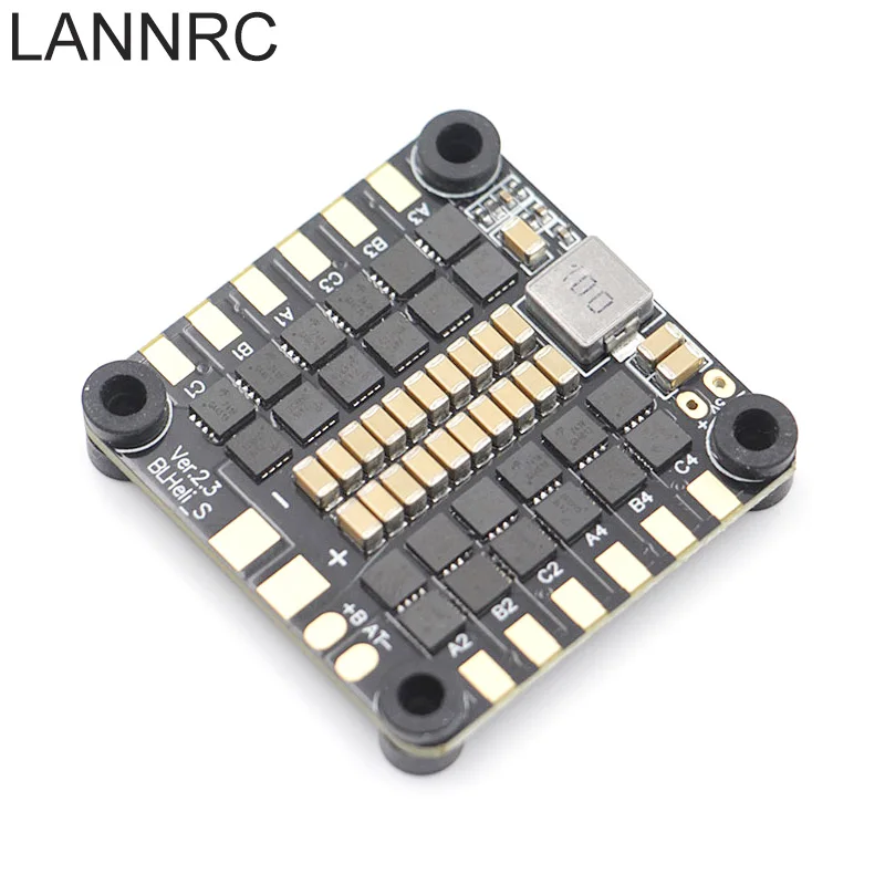 LANNRC FPV Racer Speed Controllers 4 In 1 30A ESC BLHeli_S 2-6S Dshot600 F4V3 FC for RC Racing Drone Accessories