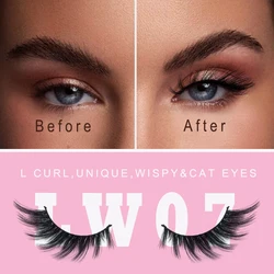 New Angel Wings natural false eyelashes fake lashes long makeup 3d mink lashes eyelash extension mink eyelashes for beauty