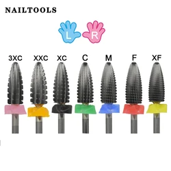 2 Way Typhoon Carbide Left+Right hand stable shank  Accessories Cutter pedicure nail drill bits