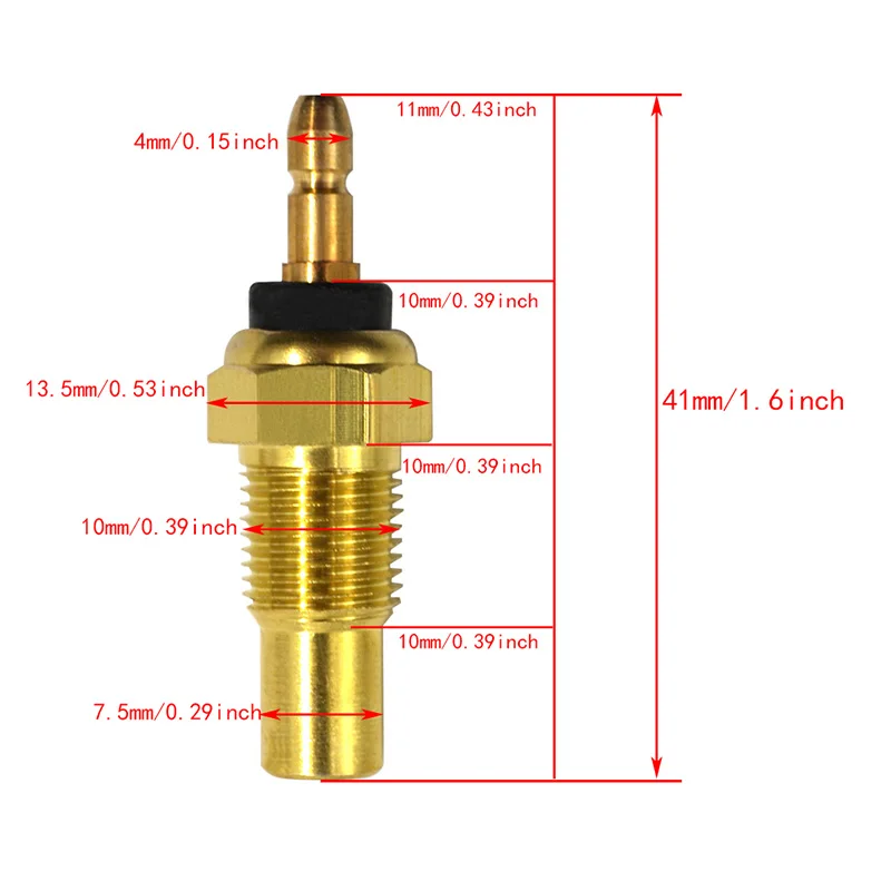 AHL Sensore di Temperatura Dell'acqua Del Radiatore Del Motociclo Per Yamaha FZR600 FZR750 FZX700 FAZER FZX750 RZ250 RZ350 TDM850 TZR125 TZR250