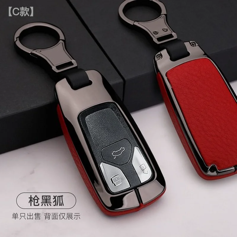 

Aluminium Alloy Keyring Key Case Cover for Audi A6L A8 A7 A6 A5 A4L A3 2020 Models Accessories for the car