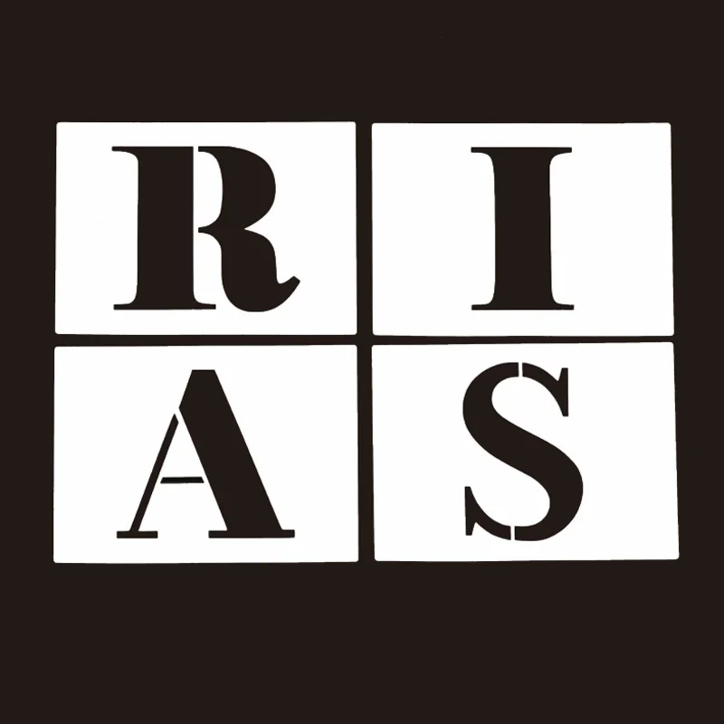 Large Letters Merry Christmas Painting Template Hand-painted Inkjet DIY Coloring Embossing Stencil Scrapbooking Decor Reusable