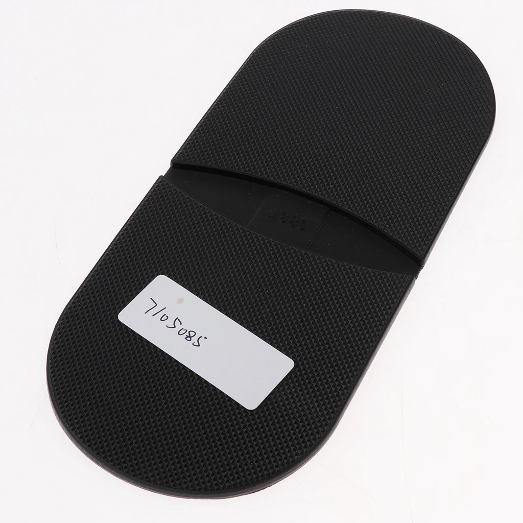 Prettyia 2x Rubber Glue on Heels Grip Pad Shoe Sole Repair Kit for Men Women