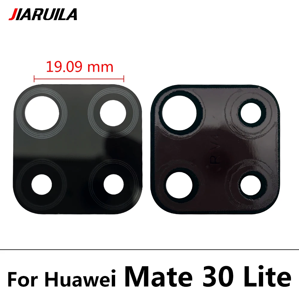 5 sztuk, szklany obiektyw tylnego aparatu do Huawei Mate 30 10 Lite Mate 20 40 50 8 Pro 20X 9 z naklejką Części zamienne