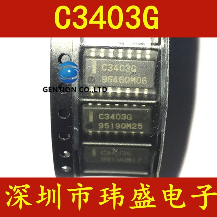 10PCS C3403G UPC3403G SOP-14 tiles operational amplifier IC stock in 100% new and the original