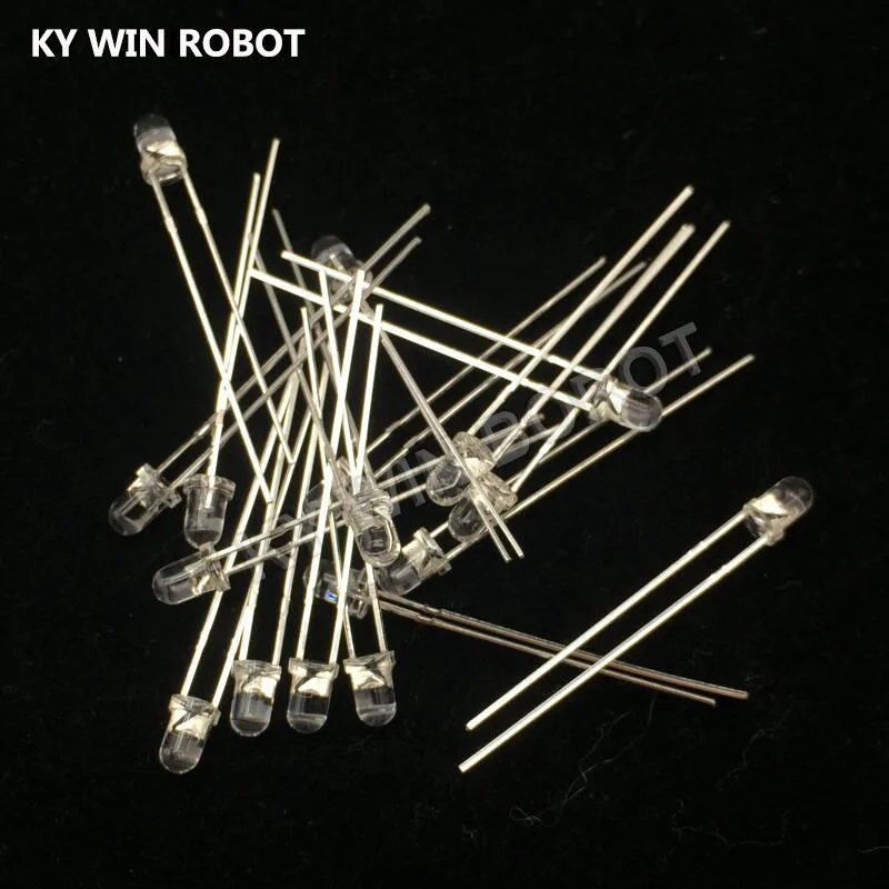 3mm 5mm 940nm LEDs Infrared Emitter and IR Receiver Diode 10pairs Diodes