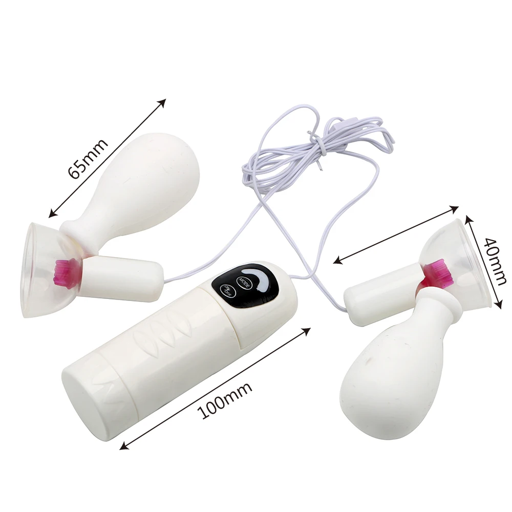 Nipple Sucker Brush Pump Rotating Vibrators for Women Breast Enlargement Clitoris Sucking Female Masturbator Sex Toys Couple