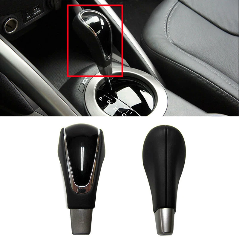 Auto Leather Gear Shift Lever Knob Black for hyundai Veloster 2011-2017 Parts OEM 467202V200 46720 2V200 46720-2V200