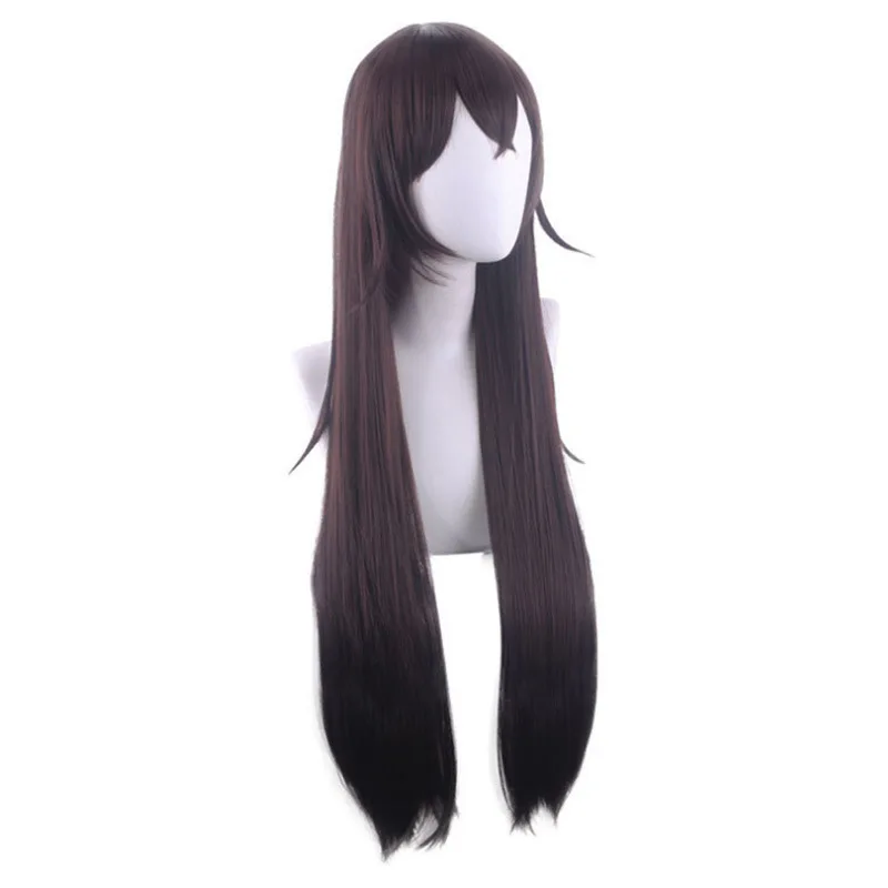 Genshin Impact Game Cosplay Amber Wig Long Hair Accessories Amber Hair Band 2021 Anime Drop Shipping Free Wig Cap