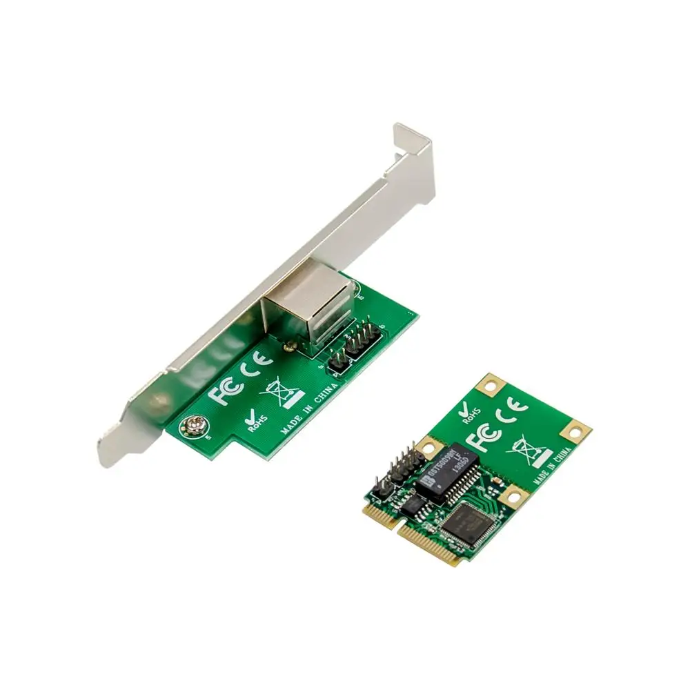 1 RJ45 Port MINI PCIE Gigabit Ethernet LAN Network CARD 1G Adapter CHIP INTEL82574 Mini PCI-Express 1000M Ethernet Server