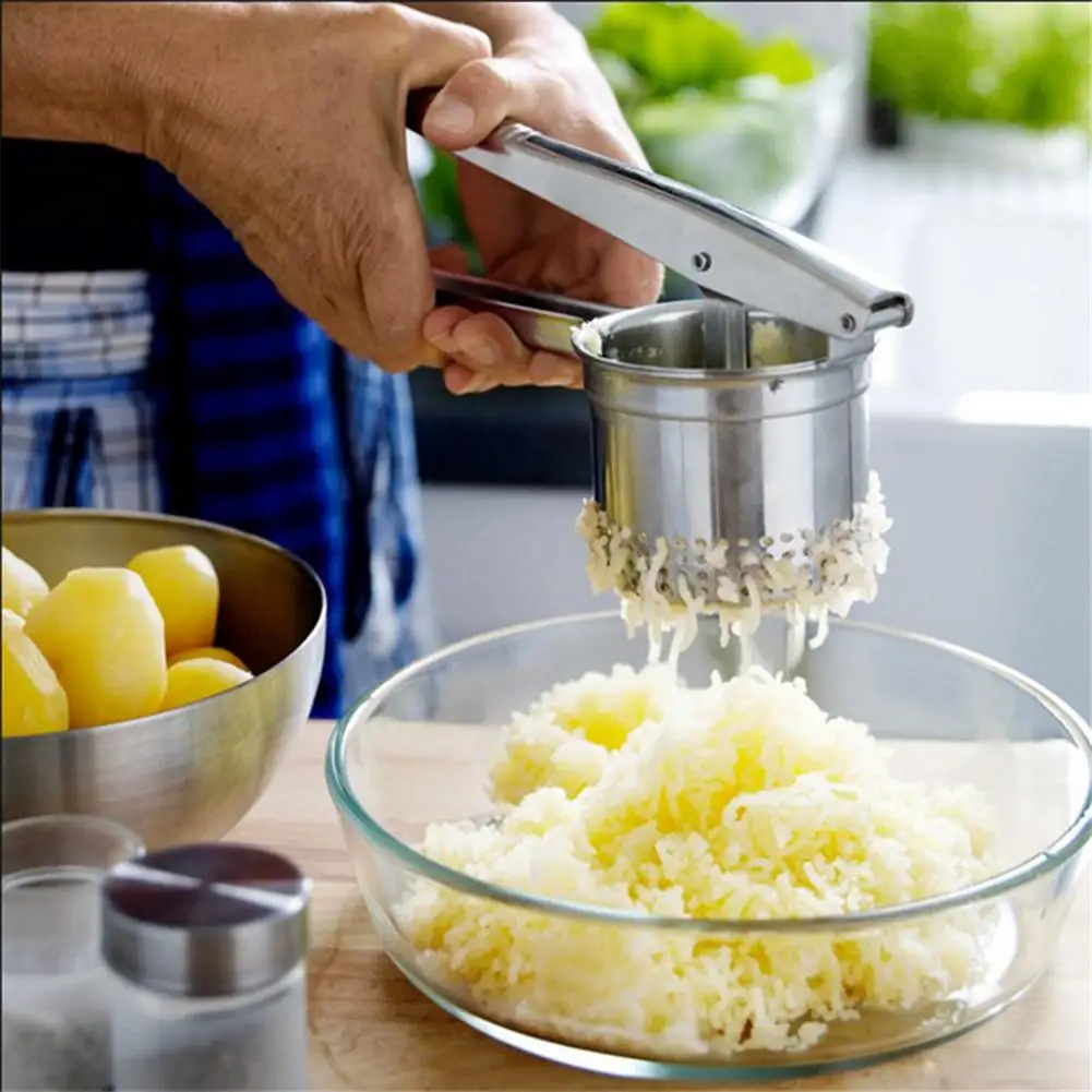 Portable Stainless Steel Manual Juicer Squeezer Grenadine Lemon Orange Press Fruit Juicer Potato Masher Kitchen Garget