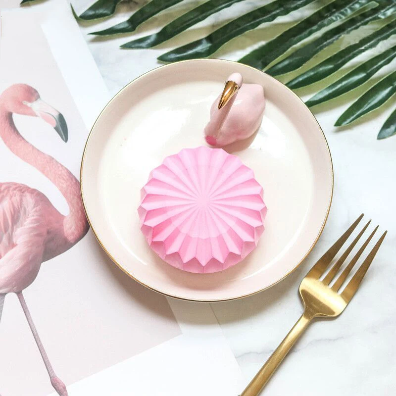 New Round Swirl Cake Mold for Baking Amazing Dessert Art Mousse Silicone 3D Mould Silikonowe Moule Pastry Pan