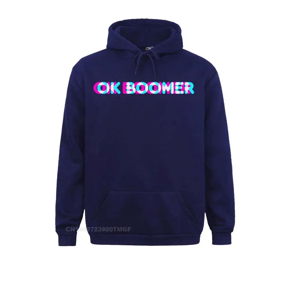 OK Boomer Meme Funny Anaglyph Type Pullover Hoodie Sweatshirts Summer/Fall Personalized Hoodies Hot Sale Clothes Women