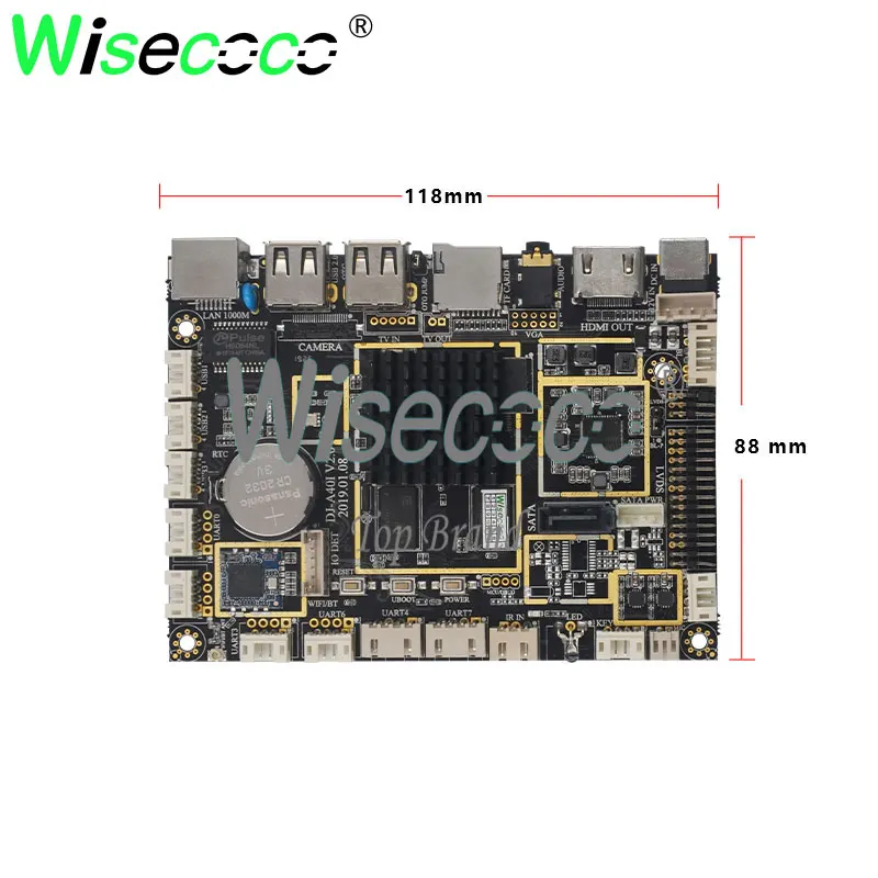 1920*720 12.3 raspberry pi ips antiriflesso dello schermo LCD con 50pins lvds host USB 5V DM DPG carta di TF scheda del driver di 1000 nits