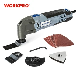 WORKPRO – Outil multifonction oscillant électrique, 220V, puissance 300W, scie pour bricolage, DIY