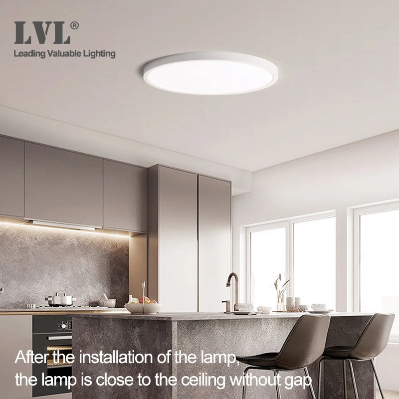 Modern Remote Control LED Ceiling Light 32W 36W 45W 220V Livingroom Kitchen Bedroom Bathroom IRC Dimmable Ceiling Lamp