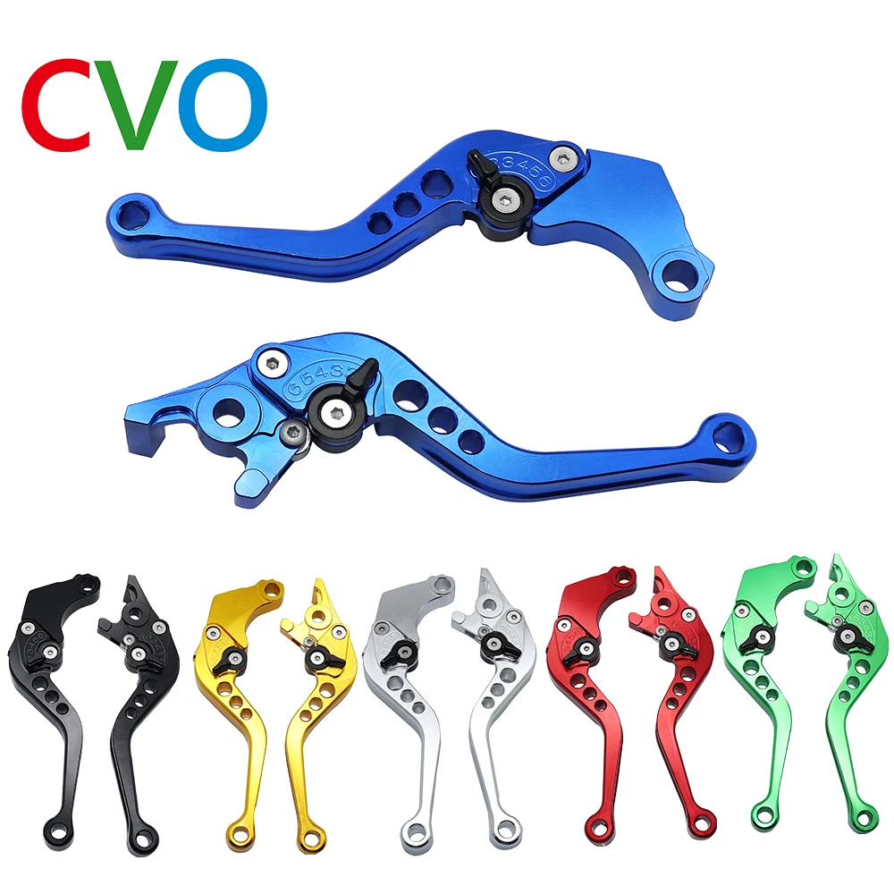 CVO Motorcycle Parts For CB125 CB190 CBR250 MSX125 Motorcycle CNC Aluminum Shorty Adjustable Brake Clutch Lever Durable