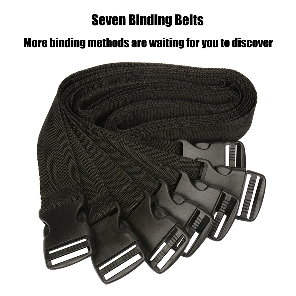 Seven Binding Belts Sex Toys BDSM Bondage Adjustable Restraints Harness Sex Bondage Fetish Couples Sex Flirting Sex Products