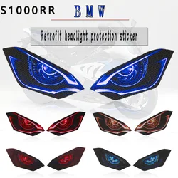 For BMW S1000RR 2019 2020 2021 S1000 RR S1000 RR Motorcycle 3D Front Fairing Headlight Guard Sticker Head Light Protection