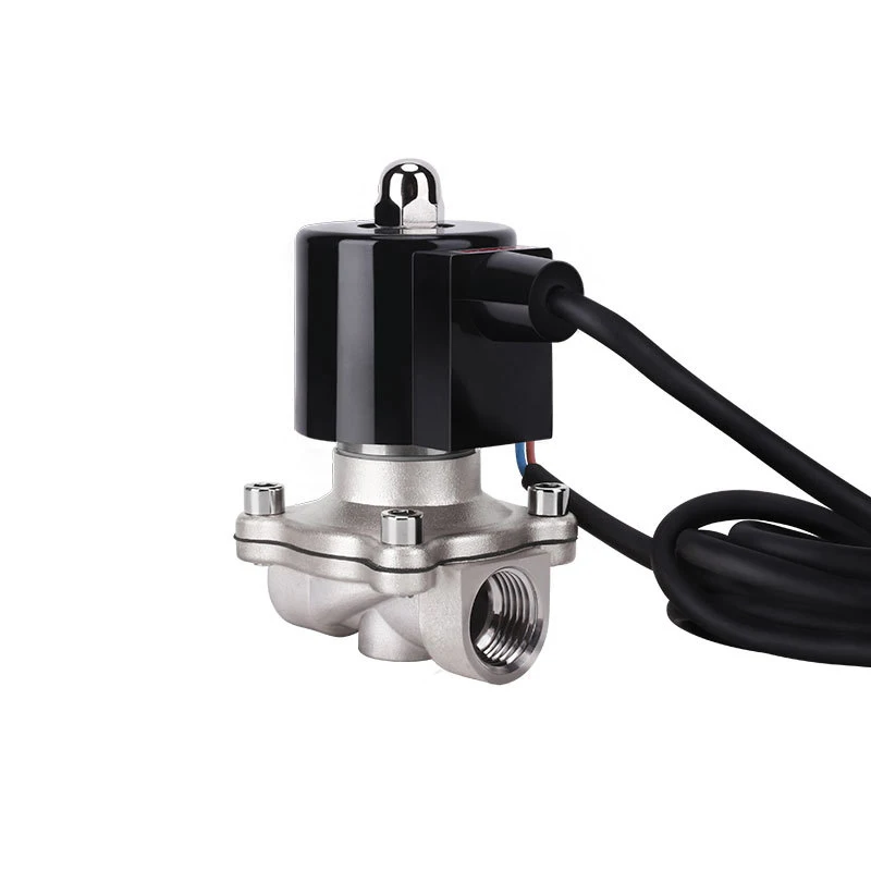 

1/2" 3/4" 1" Normally Closed 304 Stainless Steel Fountain Solenoid Valve 110V 24V 12V 24v Solenoid Valve For Underwater