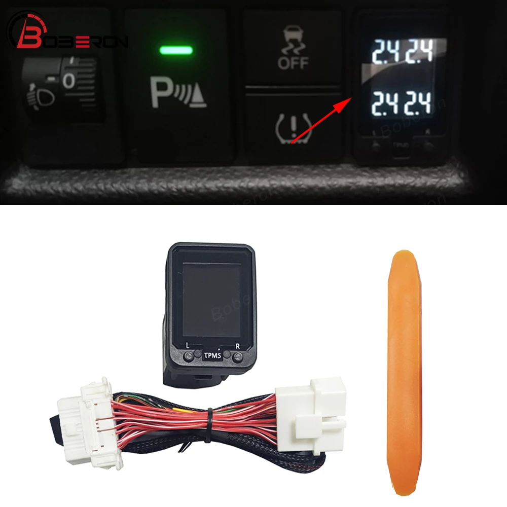 

Tire Pressure Monitor Switch Real Time Monitoring Display Button OBD TPMS For Toyota Corolla 2014 Camry Prado Prius