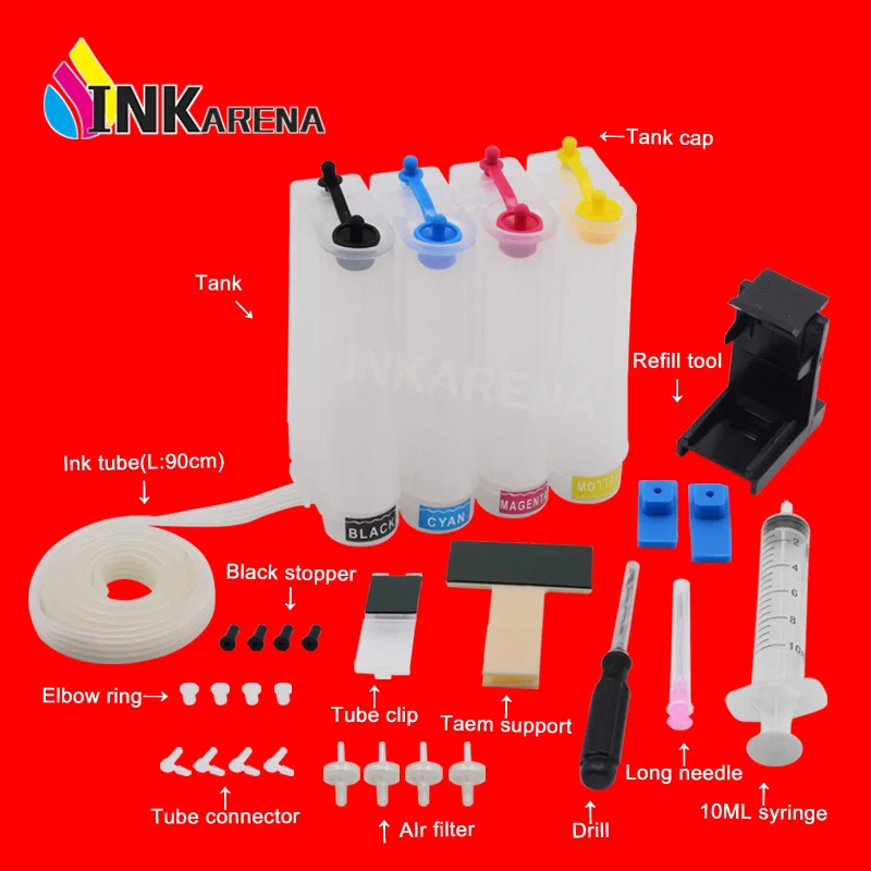 Ciss Ink for Canon pixma PG40 CL41 PG445 CL446 PG510 CL511 PG440 CL441 PG545 PG540 CL541 With ciss ink system Full accessories