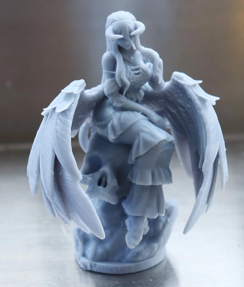 

1/24 75 мм 1/18 100 мм наборы моделей из смолы с крыльями ангела для девочек, женская неокрашенная скульптурная фигурка без цвета RW-155