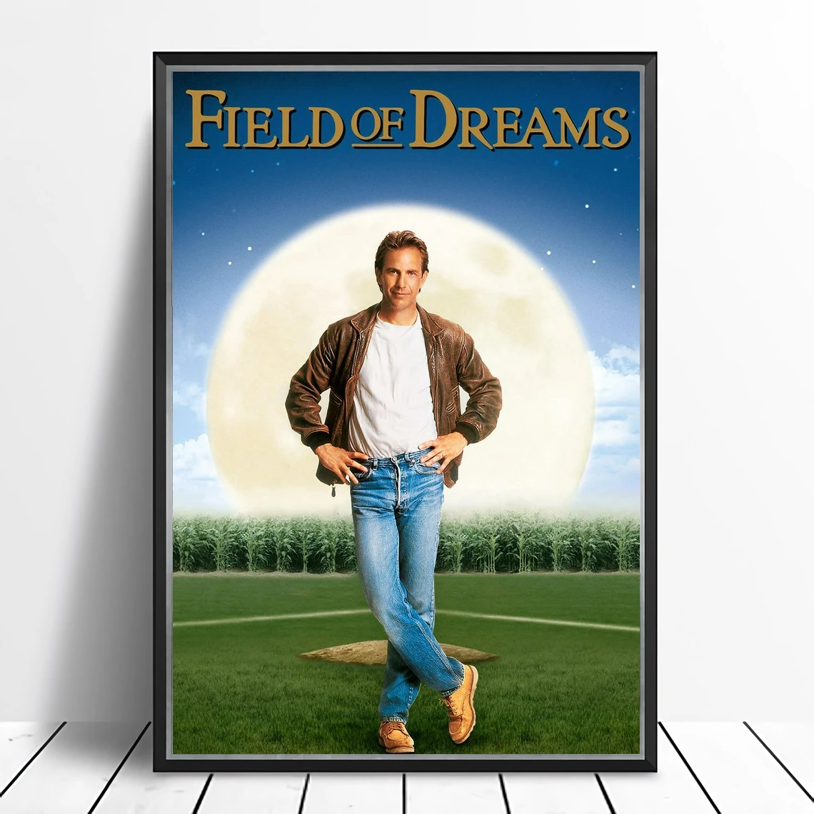 Field of Dreams (1989) Poster American Sports Fantasy Drama Film Kevin Costner Amy Madigan Jones Ray Liotta Movie Print Art Gift