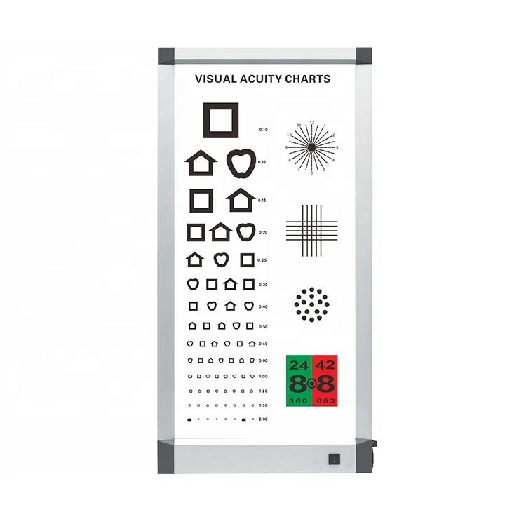 Gráficos de acuidad Visual óptica multifuncional, gran oferta de fabricación China