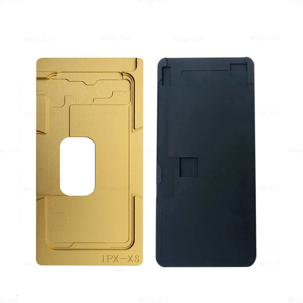Alignment Mold + Laminating Pad Glass OCA Position Mould for iPhone 14pro 15pro XS XR 11 Pro 11Pro Max 12 Pro 13 Screen Repair
