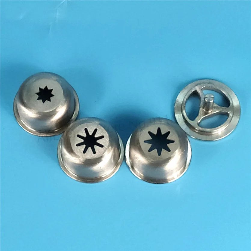 Four In One Spanish Churros Modelling Caps Solid Hollow Churro Nozzle Mode Spare Part For Churros Machine Accessories