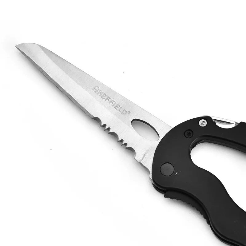 Hand Tools Knife,    Field multi-functional mountaineering button knife.    Multi-purpose folding knife,