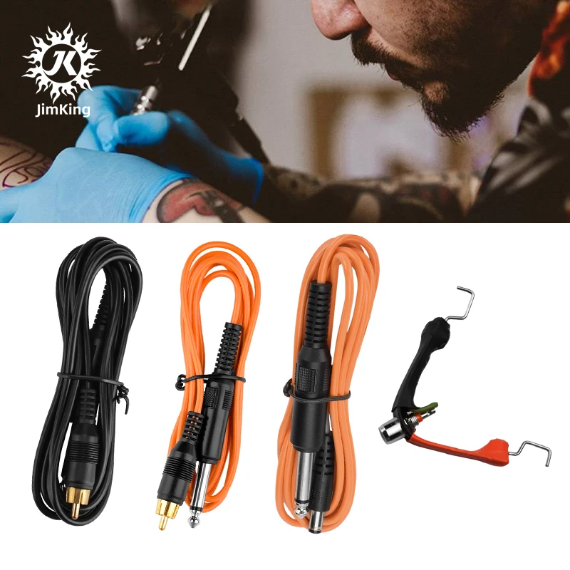 

Tattoo Clip Cord with DC Interface Durable Tattoo Pen Cable Tattoo Pen Power Supply for Straight RCA