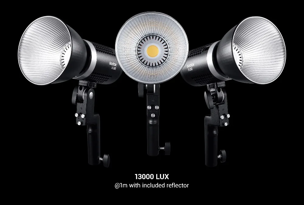 Godox ML60 ML60Bi 60W LED Light Silent Mode Portable Brightness