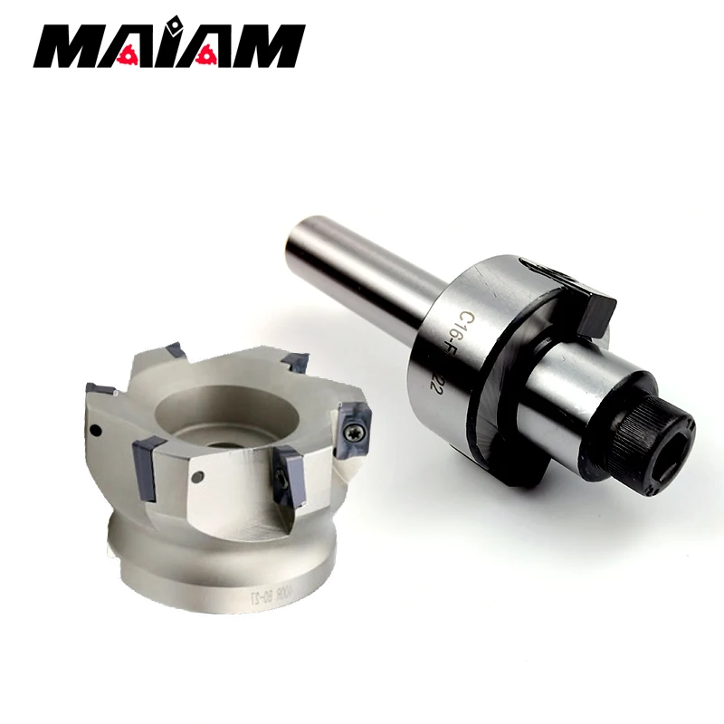 1set C12 C16 FMB22 27 + BAP300R BAP 400R testa di taglio + 10 pezzi apmt1135/apmt1604 inserti in metallo duro adattatore per fresa frontale