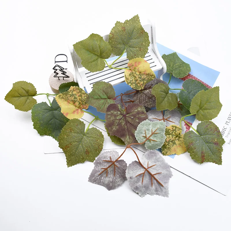 30/100 Stück Seide Ahornblatt Hochzeit Braut Zubehör Ausverkauf Weihnachten Home Dekoration Diy Geschenk Künstliche Pflanzen Großhandel – Detail 16