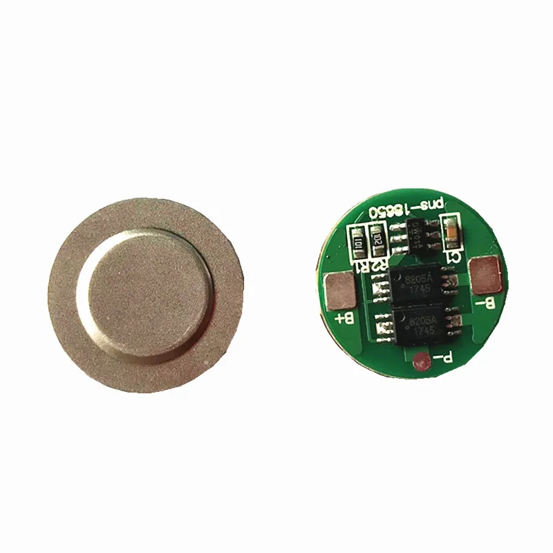 1S 4A BMS 18650 battery 4.2V battery protection board 18650 lithium charge and discharge protection board 16MM dual MOS