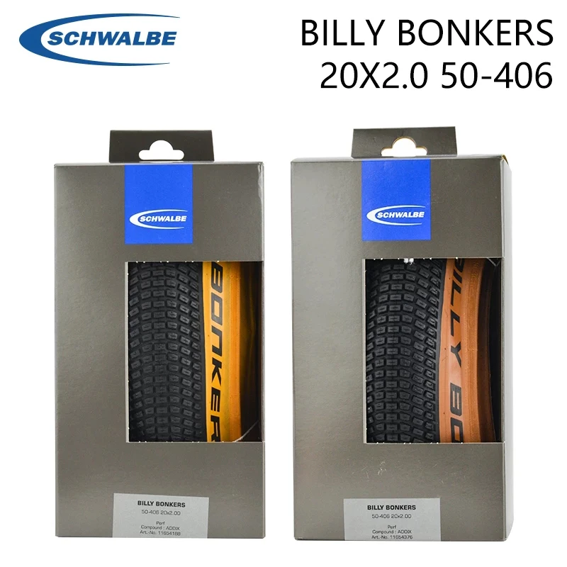 Schwalbe BILLY BONKERS 20x2.0 50-406 Tire for Dirt Jump PumpTrack