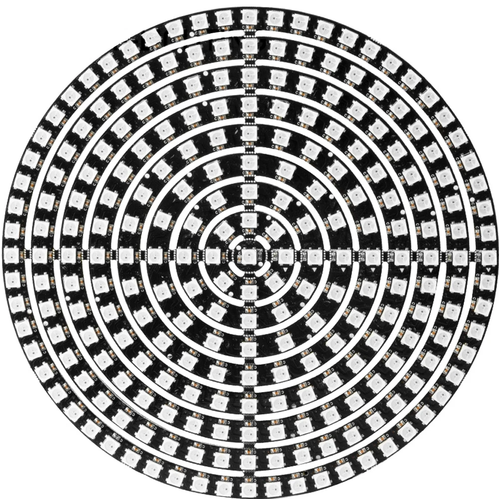 WS2812B Runde Module DIY RGB LED Ring 37 zu 241 Pixel SK6812 WS2812 5050 Kreis Gebaut-in RGB Address LED Ring Arduino DC5V