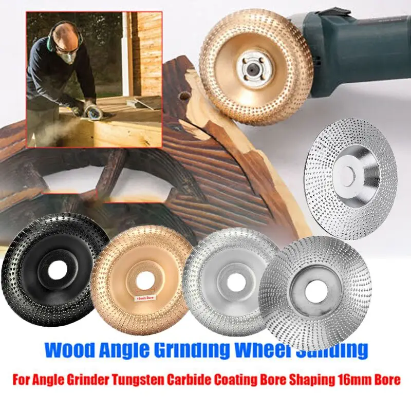 

Dreamburgh Angle Grinder Disc Angle Grinder Wood Grinding Wheel Rotary Disc Sanding Carving Tool Woodworking Abrasive Disc Tool