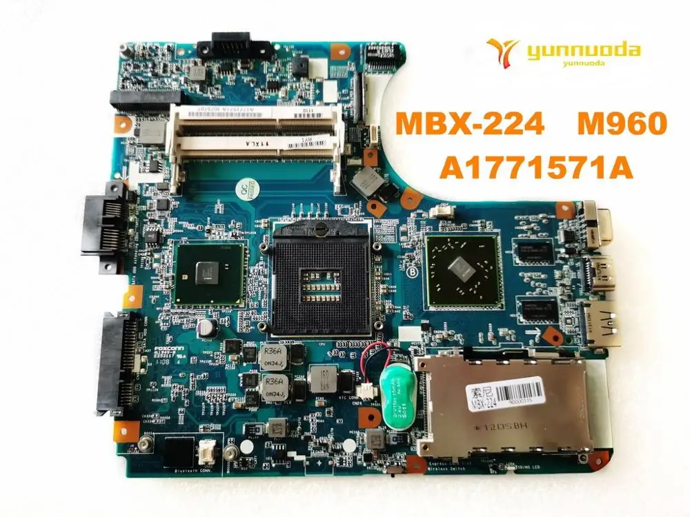 

Оригинальная материнская плата для ноутбука SONY MBX-224 M960 A1771571A, протестирована, хорошая Бесплатная доставка