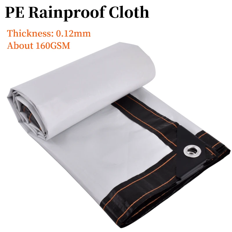 0.12mm Plastic PE Rainproof Cloth Tarpaulin Pet Dog House Garden Balcony Greenhouse Succulent Plants Keep Warm Waterproof Cloth