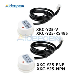 Sensor de nivel de líquido sin contacto, Detector de interruptor de tipo adherente exterior, interfaz NPN PNP Rs485, DC 5V, 12V, 24V, XKC Y25