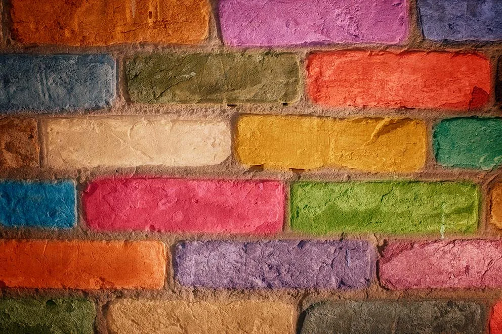 3D กำแพงการถ่ายภาพพื้นหลังกระเบื้องที่มีสีสันเก่า Master ผู้ใหญ่ภาพ Photoshoot Photozone Photocall Photo Studio