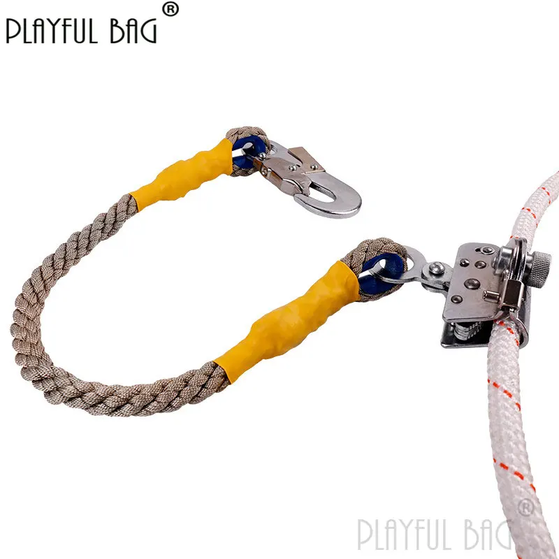 PB Playful bag Outdoor construction Self locking device of safety rope Fall arrestor Nylon rope fall preventer Safety part ZL117